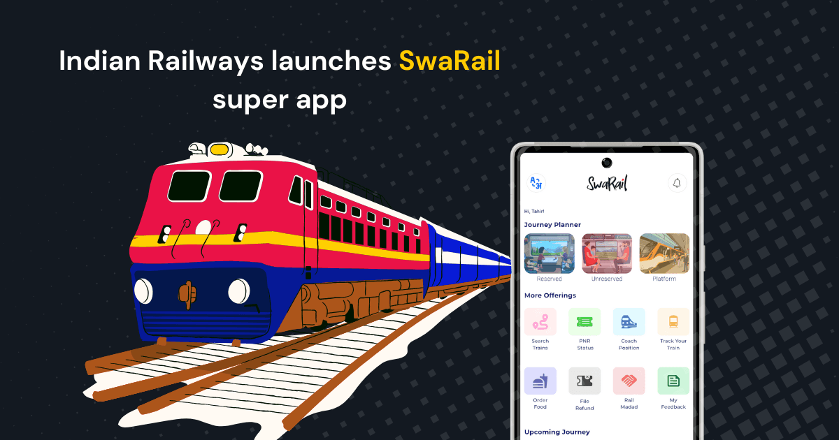 Indian Railways launches SwaRail Super App